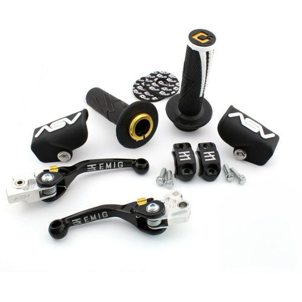 KIT LEVAS FRENO Y CLUTCH - EMIG F4 SHORTY - YAMAHA MODELO NUEVO - ASV