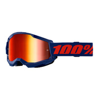 GOGGLES - STRATA 2 NAVY - MIRROR RED - 100%