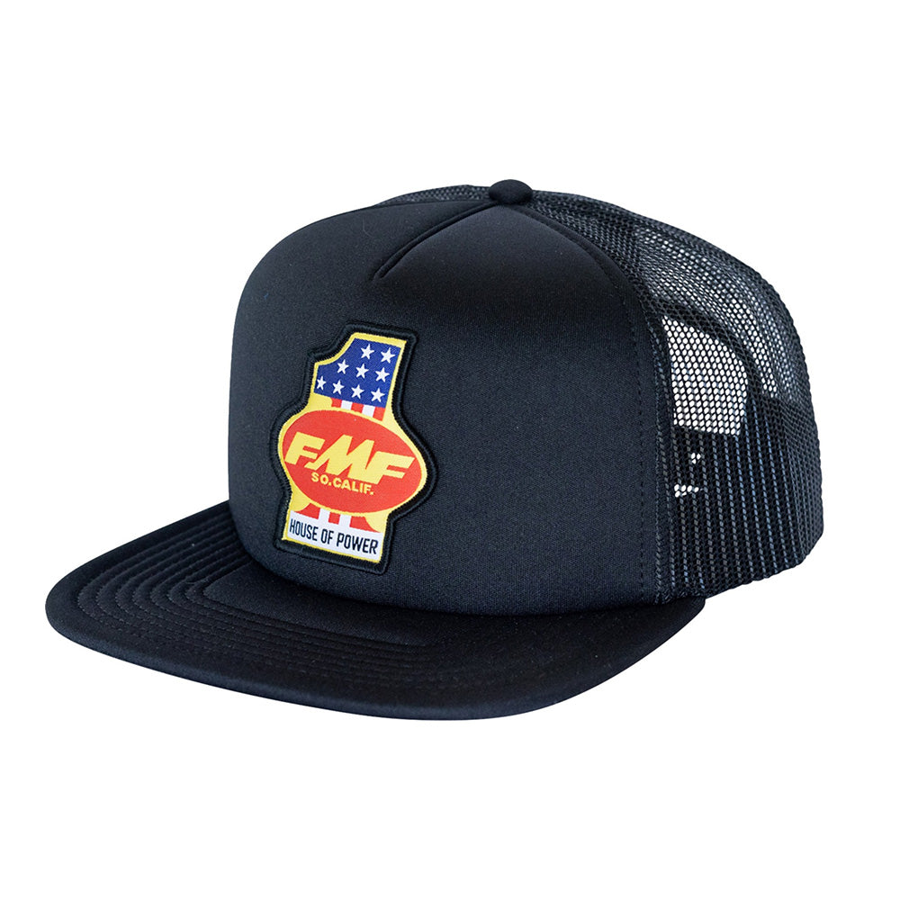 GORRA - POWER HOUSE TRUCKER - NEGRO/AMARILLO - FMF