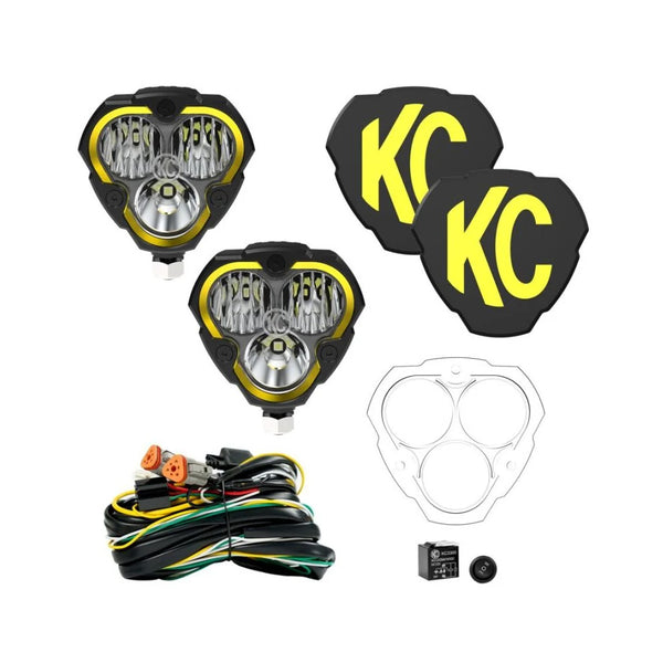 KIT 2 EXPLORADORAS - FLEX ERA 3 LED - KC HILITES
