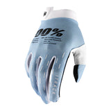 GUANTES- GLOVES AQUA - AZUL/BLANCO -100%