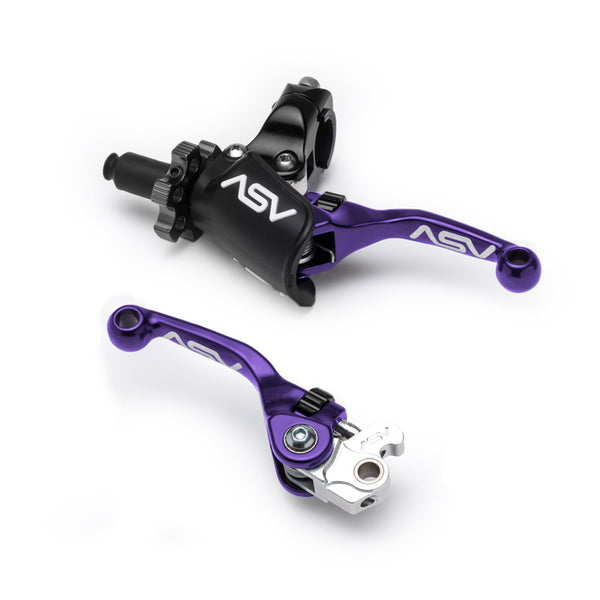 KIT LEVAS FRENO Y CLUTCH - F4 SHORTY - YAMAHA MODELO VIEJO - ASV