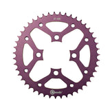 SPROCKET - 4 HUECOS DURALUMINIO DT125/175 - ROSADO - CASSARELLA