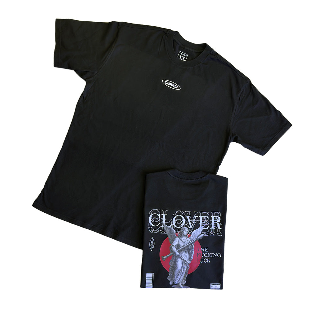 CAMISETA - ANGEL BAZUCA - NEGRO - CLOVER