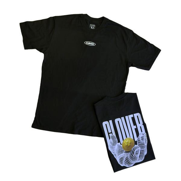 CAMISETA - GOOD LUCK TREBOL - NEGRO - CLOVER