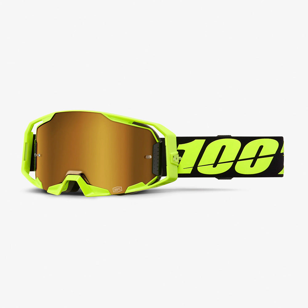 GOGGLES - ARMATIC NEON YELLOW - TRUE GOLDS - 100%