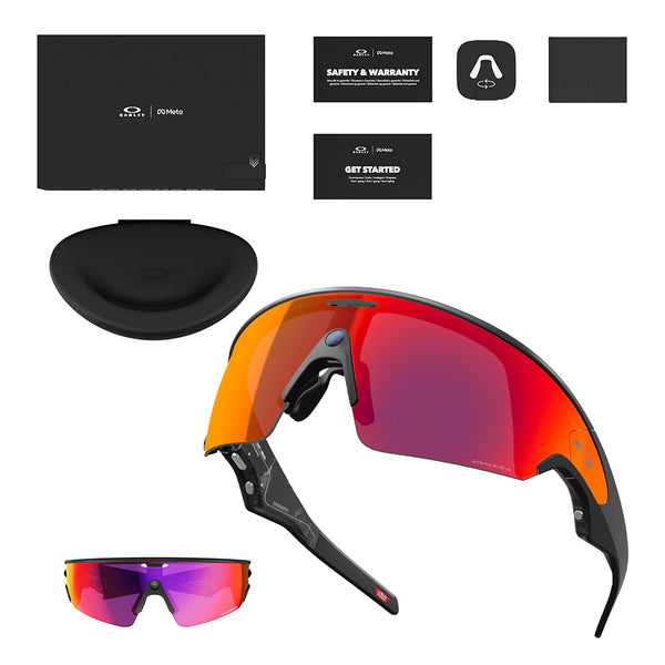 GAFAS - META VANGUARD AI - NEGRO/ROJO - OAKLEY