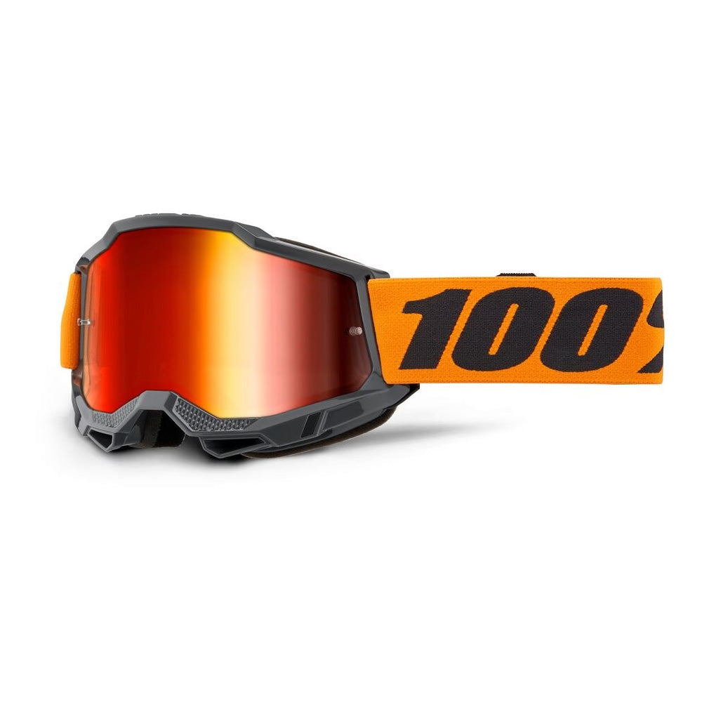 GOGGLES - ACCURI 2 ORANGE - MIRROR - RED - 100%