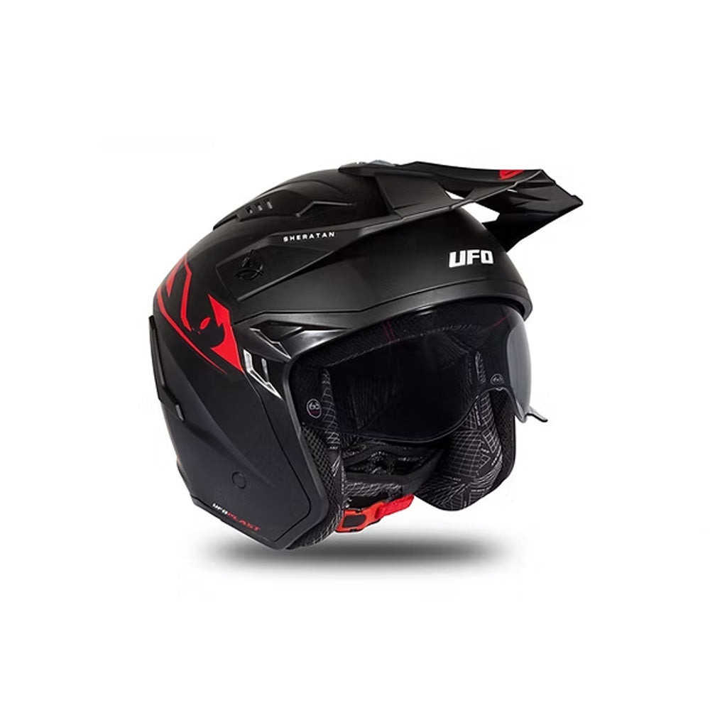 CASCO - SHERATAN - NEGRO/ROJO - UFO