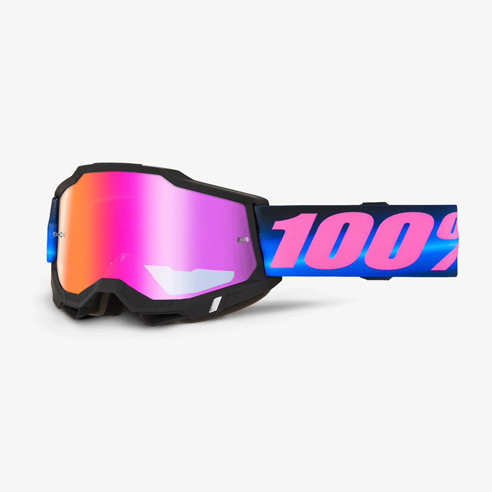 GOGGLES - ACCURI 2 SUPERDOME DARK - RED MIRROR - 100%