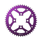 SPROCKET - 4 HUECOS DURALUMINIO DT125/175 - MORADO - CASSARELLA