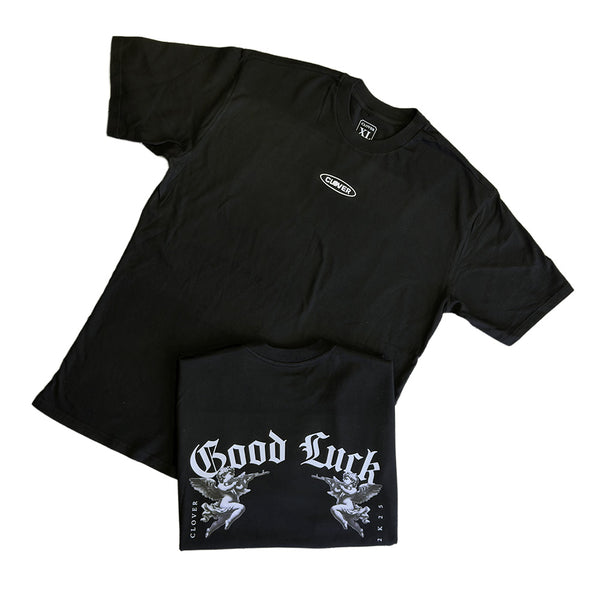 CAMISETA - 2QUERUBINES - NEGRO - CLOVER
