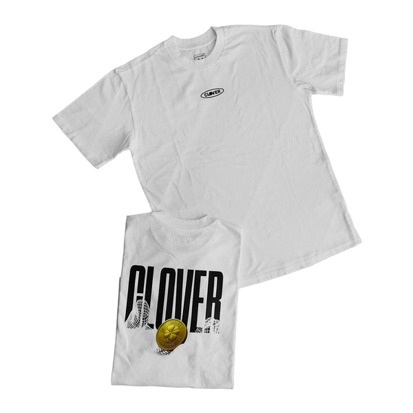 CAMISETA - GOOD LUCK TREBOL - BLANCO - CLOVER