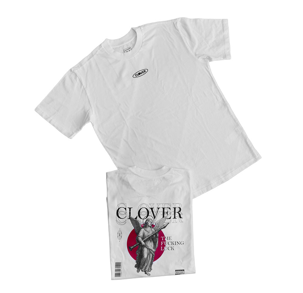 CAMISETA - ANGEL BAZUCA - BLANCO - CLOVER