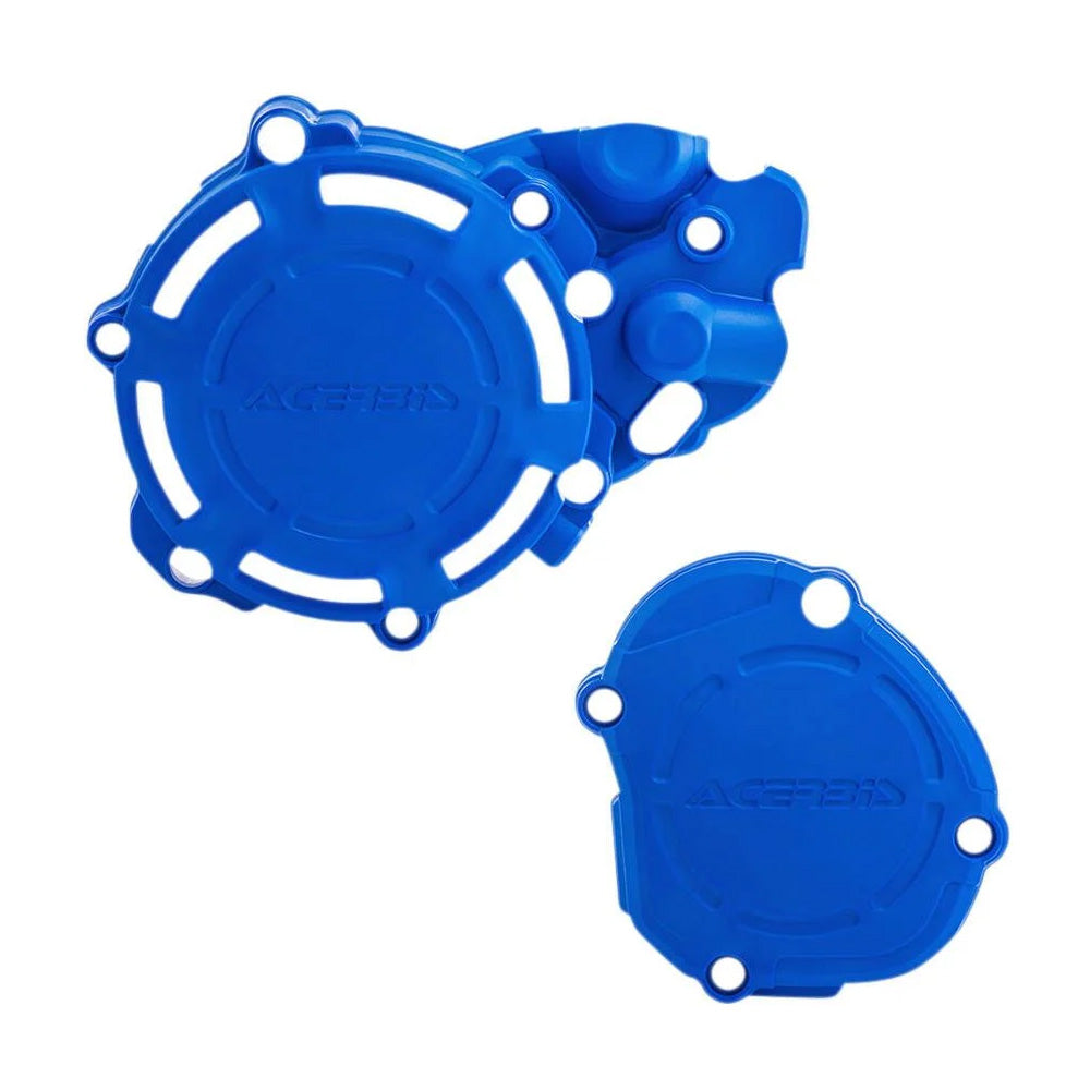 PROTECTORES DE MOTOR X-POWER - YZ125/125X 06-25 - AZUL - ACERBIS