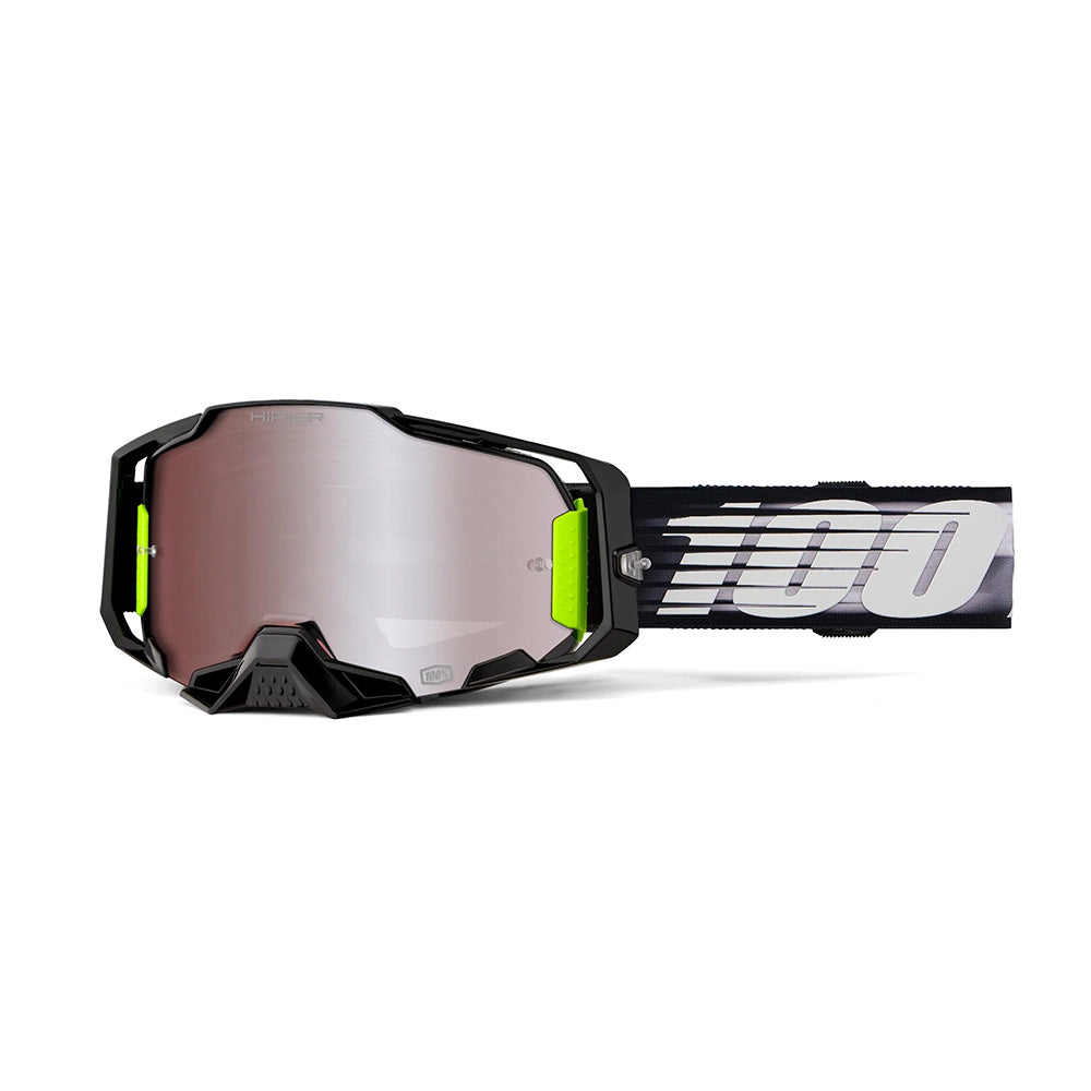 GOGGLES - ARMEGA - LIGHTSPEED - MIRROR SILVER FLASH - 100%
