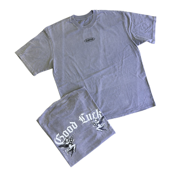 CAMISETA - 2QUERUBINES - GRIS - CLOVER