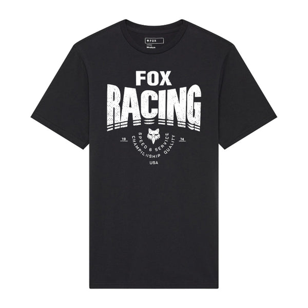 CAMISETA - TREAD SS PREM - NEGRO/BLANCO - FOX
