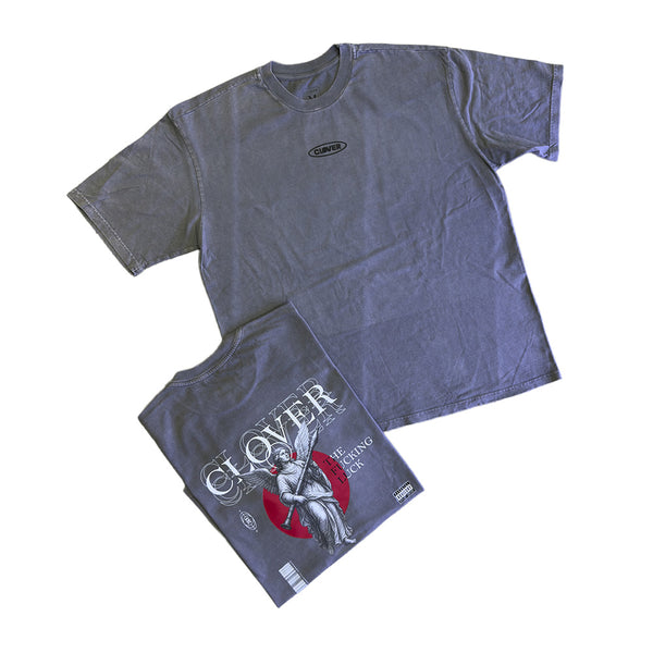 CAMISETA - ANGEL BAZUCA - GRIS - CLOVER